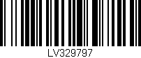Código de barras (EAN, GTIN, SKU, ISBN): 'LV329797'