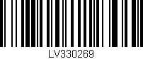 Código de barras (EAN, GTIN, SKU, ISBN): 'LV330269'