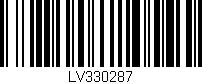 Código de barras (EAN, GTIN, SKU, ISBN): 'LV330287'
