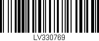 Código de barras (EAN, GTIN, SKU, ISBN): 'LV330769'