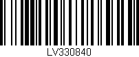 Código de barras (EAN, GTIN, SKU, ISBN): 'LV330840'