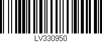 Código de barras (EAN, GTIN, SKU, ISBN): 'LV330950'