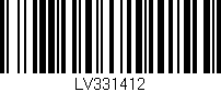 Código de barras (EAN, GTIN, SKU, ISBN): 'LV331412'