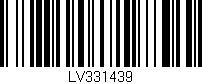 Código de barras (EAN, GTIN, SKU, ISBN): 'LV331439'