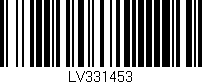 Código de barras (EAN, GTIN, SKU, ISBN): 'LV331453'