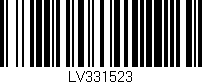 Código de barras (EAN, GTIN, SKU, ISBN): 'LV331523'