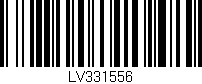 Código de barras (EAN, GTIN, SKU, ISBN): 'LV331556'