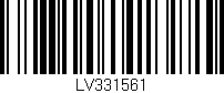 Código de barras (EAN, GTIN, SKU, ISBN): 'LV331561'