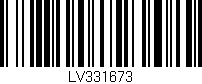 Código de barras (EAN, GTIN, SKU, ISBN): 'LV331673'