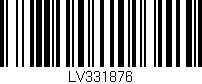 Código de barras (EAN, GTIN, SKU, ISBN): 'LV331876'