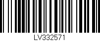 Código de barras (EAN, GTIN, SKU, ISBN): 'LV332571'