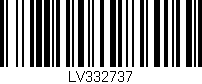 Código de barras (EAN, GTIN, SKU, ISBN): 'LV332737'