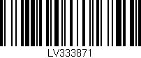 Código de barras (EAN, GTIN, SKU, ISBN): 'LV333871'
