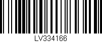 Código de barras (EAN, GTIN, SKU, ISBN): 'LV334166'