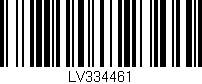 Código de barras (EAN, GTIN, SKU, ISBN): 'LV334461'
