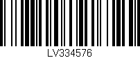 Código de barras (EAN, GTIN, SKU, ISBN): 'LV334576'