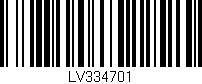 Código de barras (EAN, GTIN, SKU, ISBN): 'LV334701'