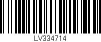 Código de barras (EAN, GTIN, SKU, ISBN): 'LV334714'