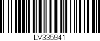 Código de barras (EAN, GTIN, SKU, ISBN): 'LV335941'
