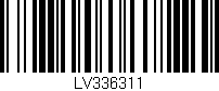 Código de barras (EAN, GTIN, SKU, ISBN): 'LV336311'