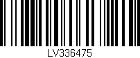 Código de barras (EAN, GTIN, SKU, ISBN): 'LV336475'