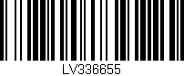 Código de barras (EAN, GTIN, SKU, ISBN): 'LV336655'