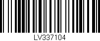 Código de barras (EAN, GTIN, SKU, ISBN): 'LV337104'