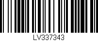 Código de barras (EAN, GTIN, SKU, ISBN): 'LV337343'