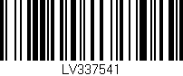 Código de barras (EAN, GTIN, SKU, ISBN): 'LV337541'