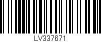 Código de barras (EAN, GTIN, SKU, ISBN): 'LV337671'