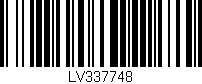 Código de barras (EAN, GTIN, SKU, ISBN): 'LV337748'