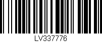 Código de barras (EAN, GTIN, SKU, ISBN): 'LV337776'