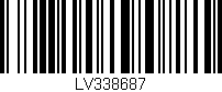 Código de barras (EAN, GTIN, SKU, ISBN): 'LV338687'