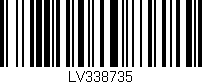 Código de barras (EAN, GTIN, SKU, ISBN): 'LV338735'
