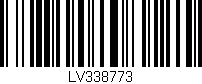 Código de barras (EAN, GTIN, SKU, ISBN): 'LV338773'