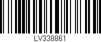Código de barras (EAN, GTIN, SKU, ISBN): 'LV338861'