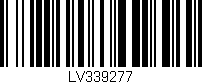 Código de barras (EAN, GTIN, SKU, ISBN): 'LV339277'