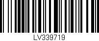 Código de barras (EAN, GTIN, SKU, ISBN): 'LV339719'