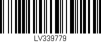 Código de barras (EAN, GTIN, SKU, ISBN): 'LV339779'