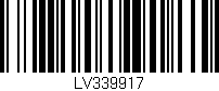Código de barras (EAN, GTIN, SKU, ISBN): 'LV339917'