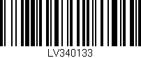 Código de barras (EAN, GTIN, SKU, ISBN): 'LV340133'