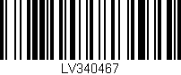 Código de barras (EAN, GTIN, SKU, ISBN): 'LV340467'