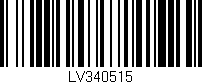 Código de barras (EAN, GTIN, SKU, ISBN): 'LV340515'