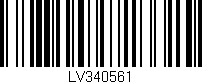 Código de barras (EAN, GTIN, SKU, ISBN): 'LV340561'