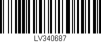 Código de barras (EAN, GTIN, SKU, ISBN): 'LV340687'