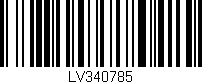 Código de barras (EAN, GTIN, SKU, ISBN): 'LV340785'