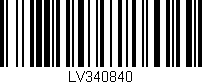 Código de barras (EAN, GTIN, SKU, ISBN): 'LV340840'