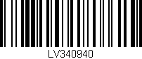 Código de barras (EAN, GTIN, SKU, ISBN): 'LV340940'