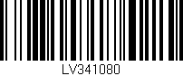Código de barras (EAN, GTIN, SKU, ISBN): 'LV341080'
