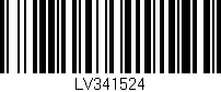 Código de barras (EAN, GTIN, SKU, ISBN): 'LV341524'